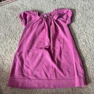 Cherokee Toddler Girls Short Sleeve Sweater Dress Size 2T Purpley Pink Cotton